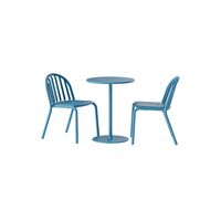 Fred's Outdoor Cafe Table Wave Blue