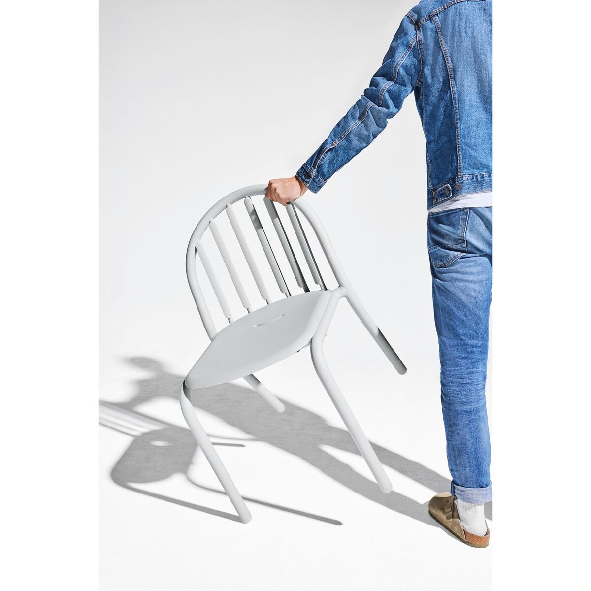 Chaise de Jardin Fred's Gris Clair