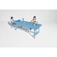 Fred's Garden Table Wave Blue