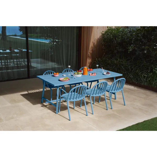 Fred's Garden Table Wave Blue