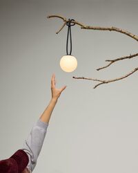 Przenośna Lampa Bolleke Mini La Surprise w Antracytowy