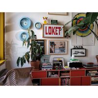 Oloha Draagbare Lamp Groot Jetblauw