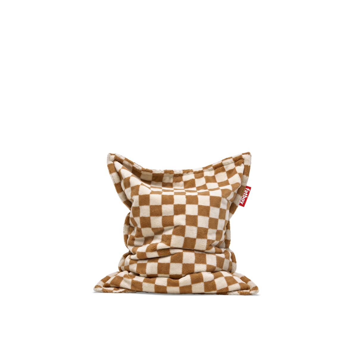 Original Slim Teddy Sitzsack Schach Creme