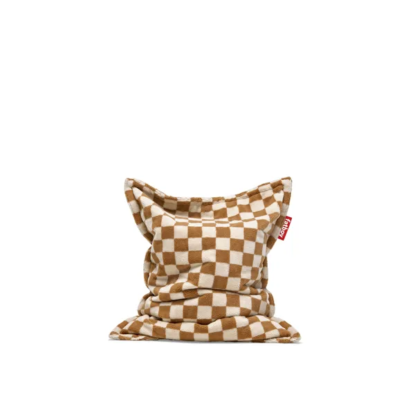 Original Slim Teddy Sækkestol Chess Almond Creme