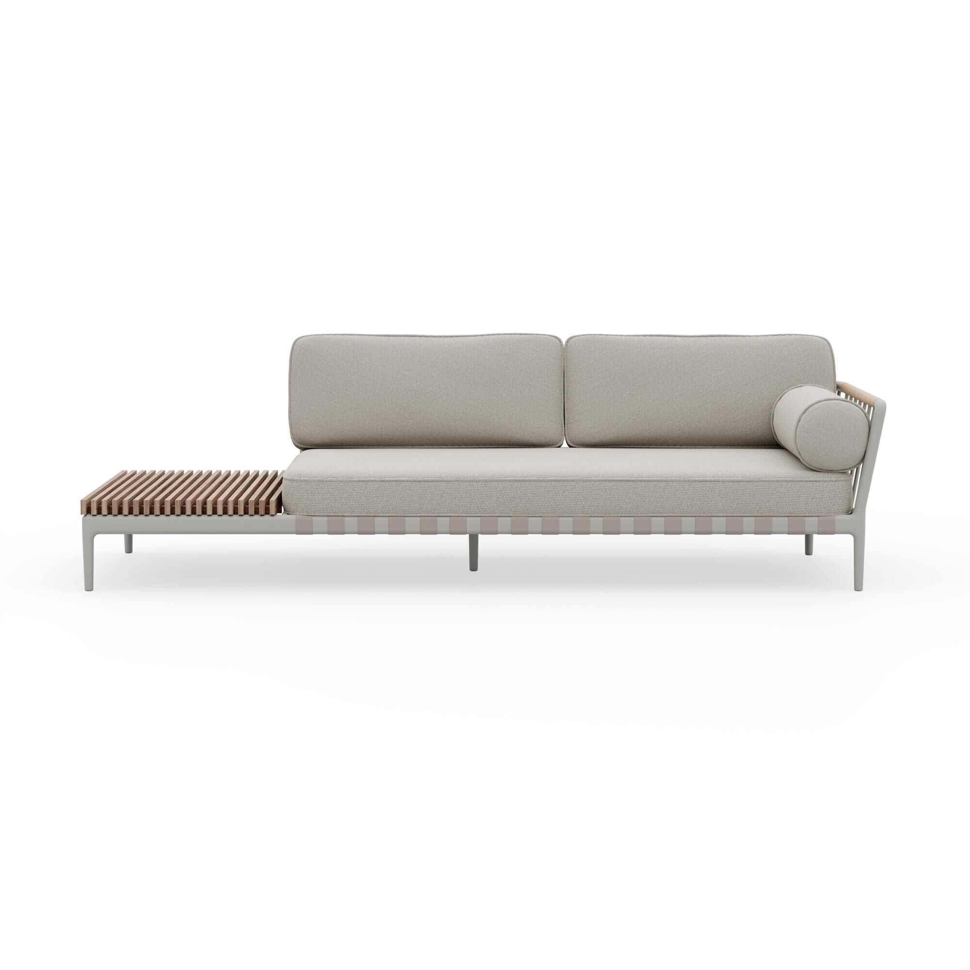 720 Open-Air Open End Left Udendrs Sofa Dune/Sand