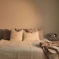 Classic Cuscino & Coperta Set Beige