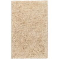 Shaggy Teppich 250x350 Dunkelbeige