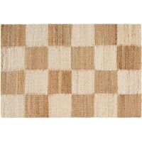 Chess Dørmåtte 60x90 Off-white/Natural Jute