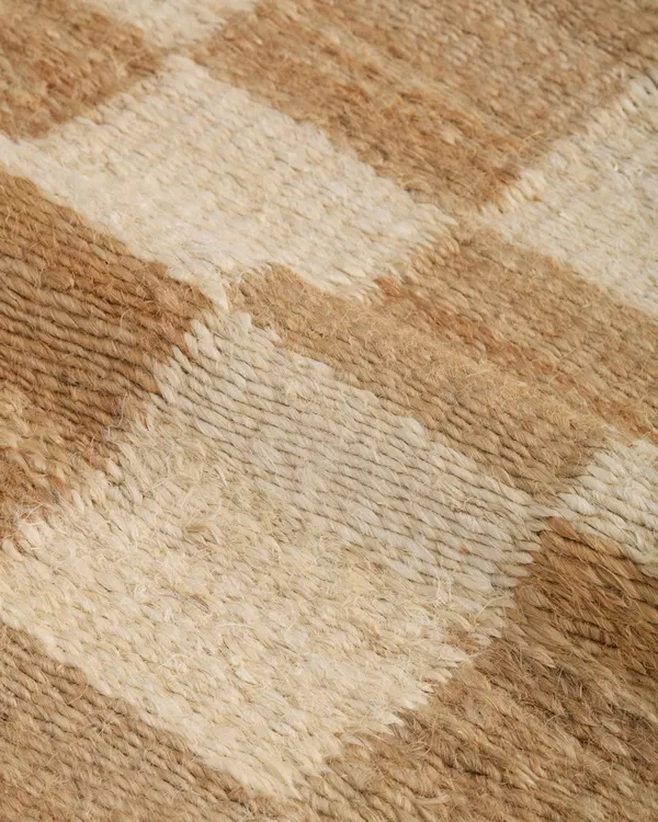 Chess Dørmåtte 60x90 Off-white/Natural Jute