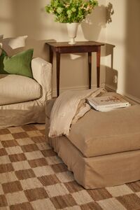 Chess Rug 180x270 Off-white/Natural Jute