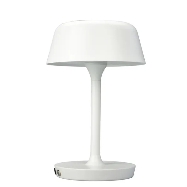 Lampe de table portable Valencia LED blanche