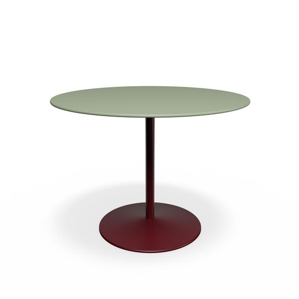 Panton Café & Dining Table Ø100 4184-Forbo Olive Linoleum