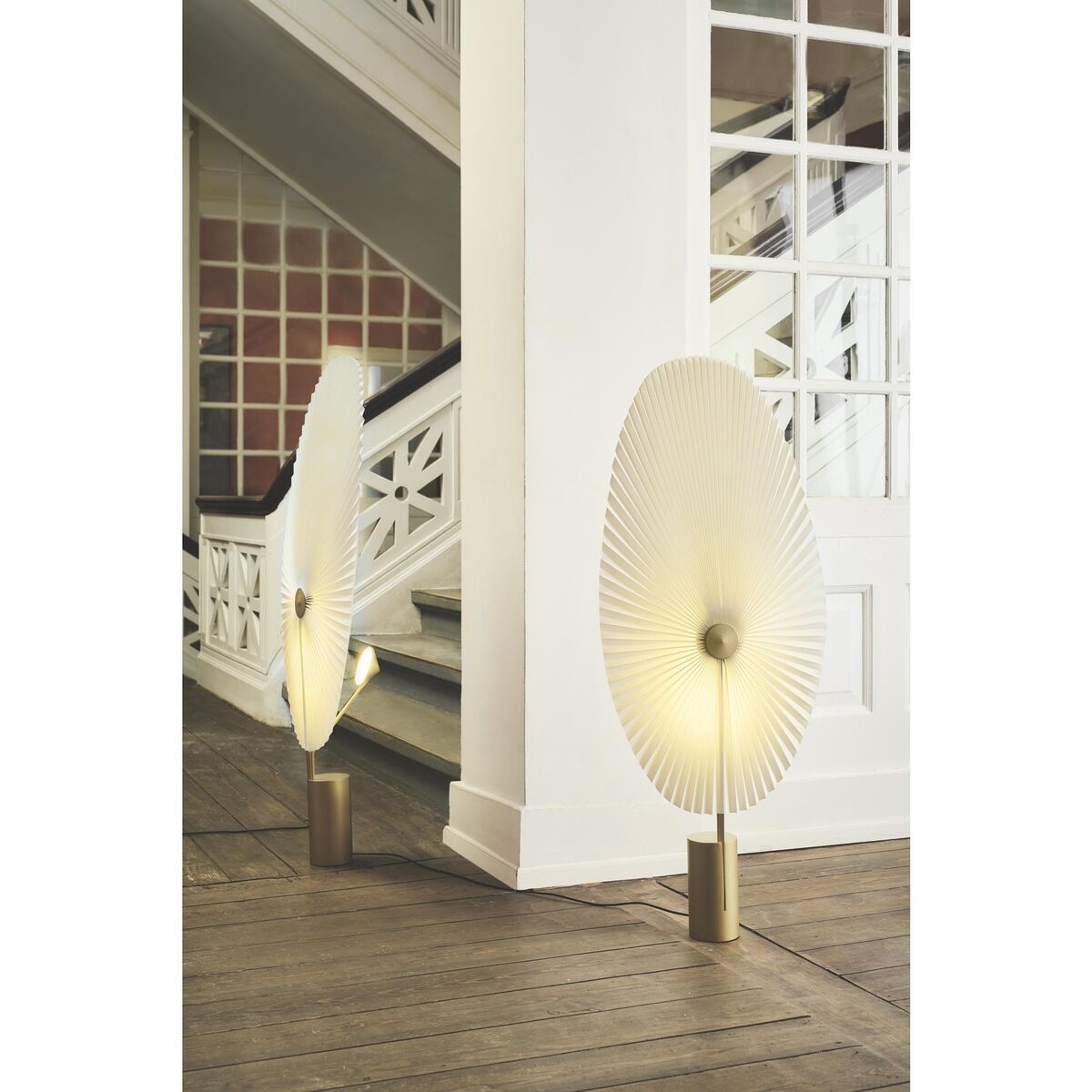 LIRIS Lampadaire Laiton