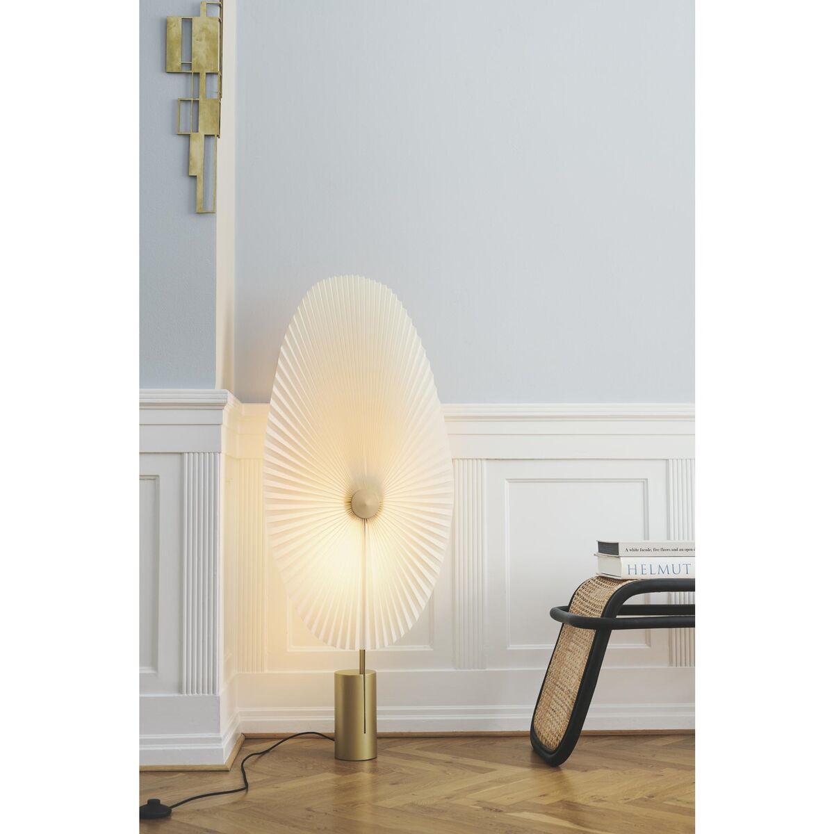 LIRIS Lampadaire Laiton