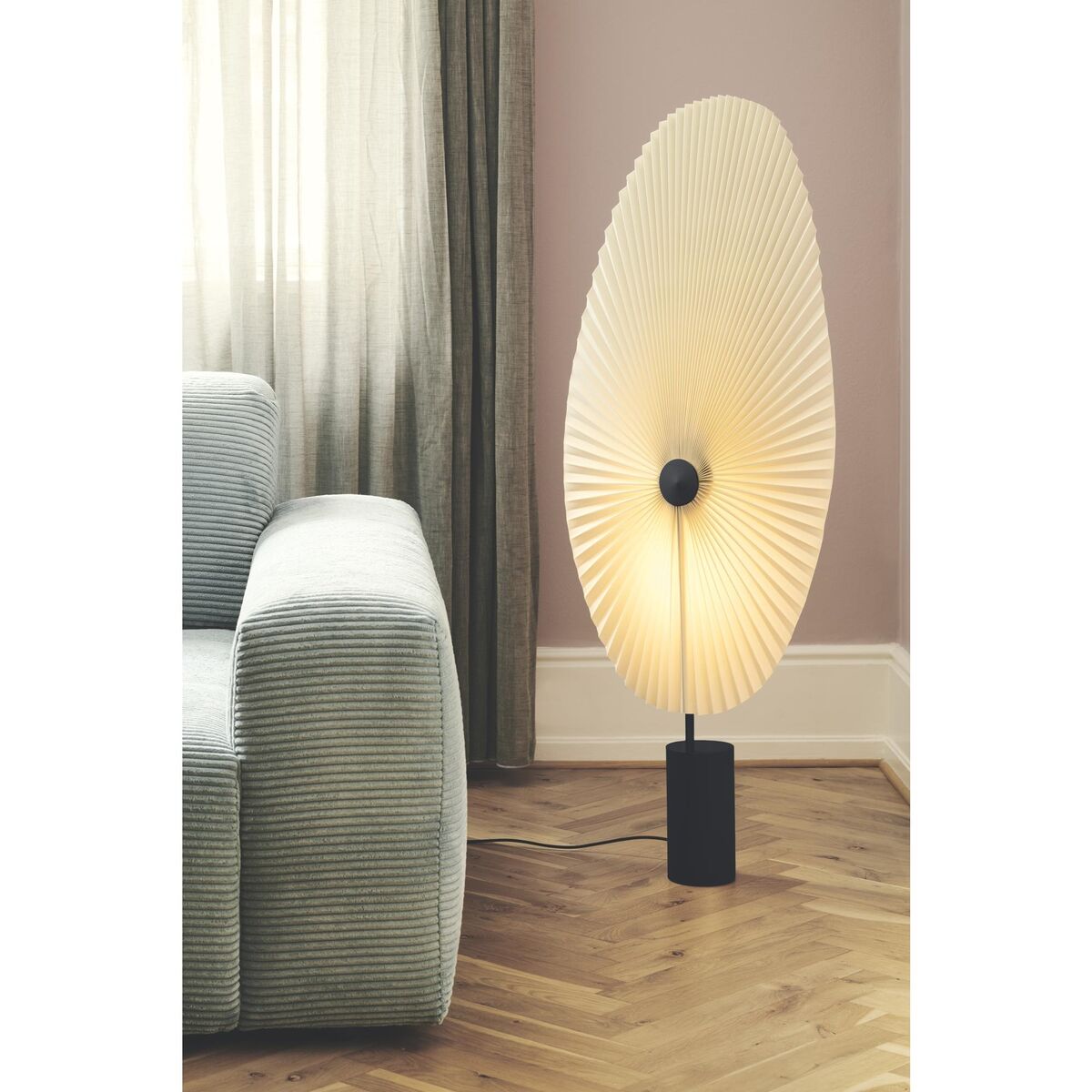 LIRIS Lampadaire Noir