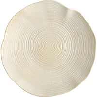 Wood Platte 39 Grau/Creme