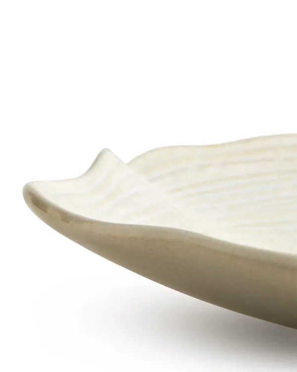 Wood Platte 39 Grau/Creme