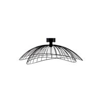 Ray 86 Wall/ Ceiling Light Black