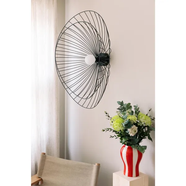 Ray 86 Wall/ Ceiling Light Black