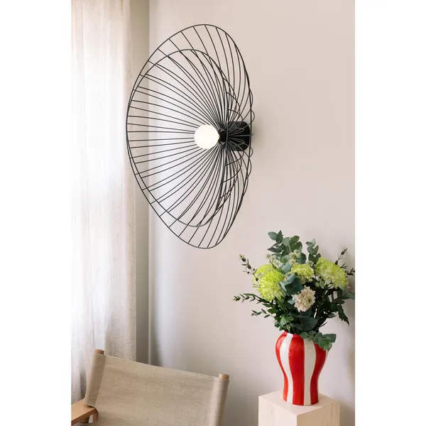Ray 86 Wall/ Ceiling Light Black
