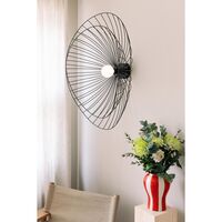 Ray 86 Wall/ Ceiling Light Black