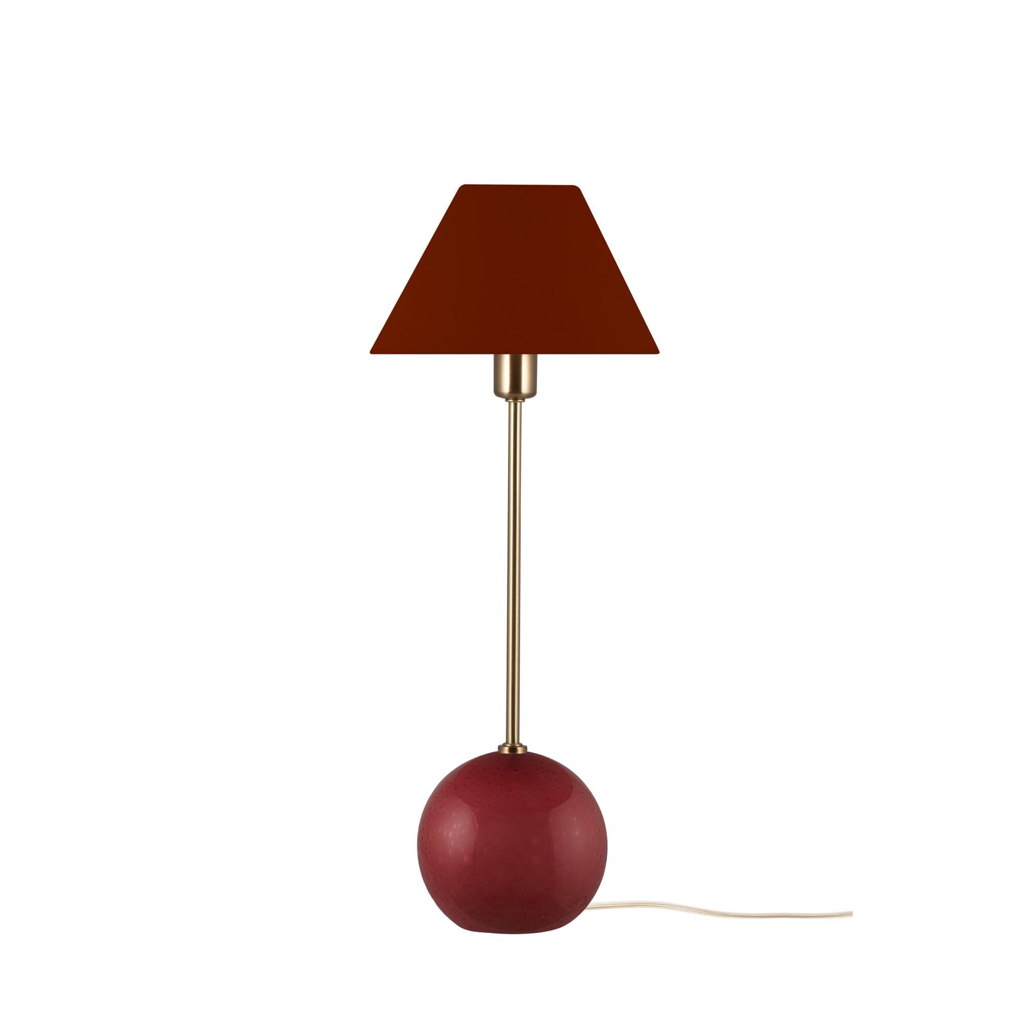 Iris 20 Bordslampa Burgundy