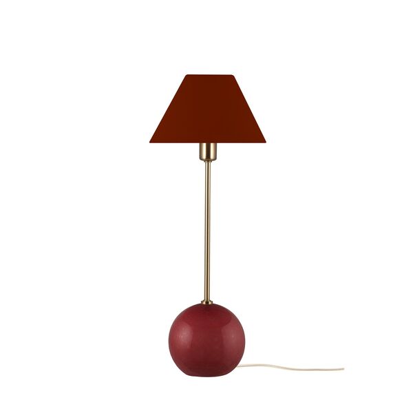 Iris 20 Lámpara de Mesa Borgoña