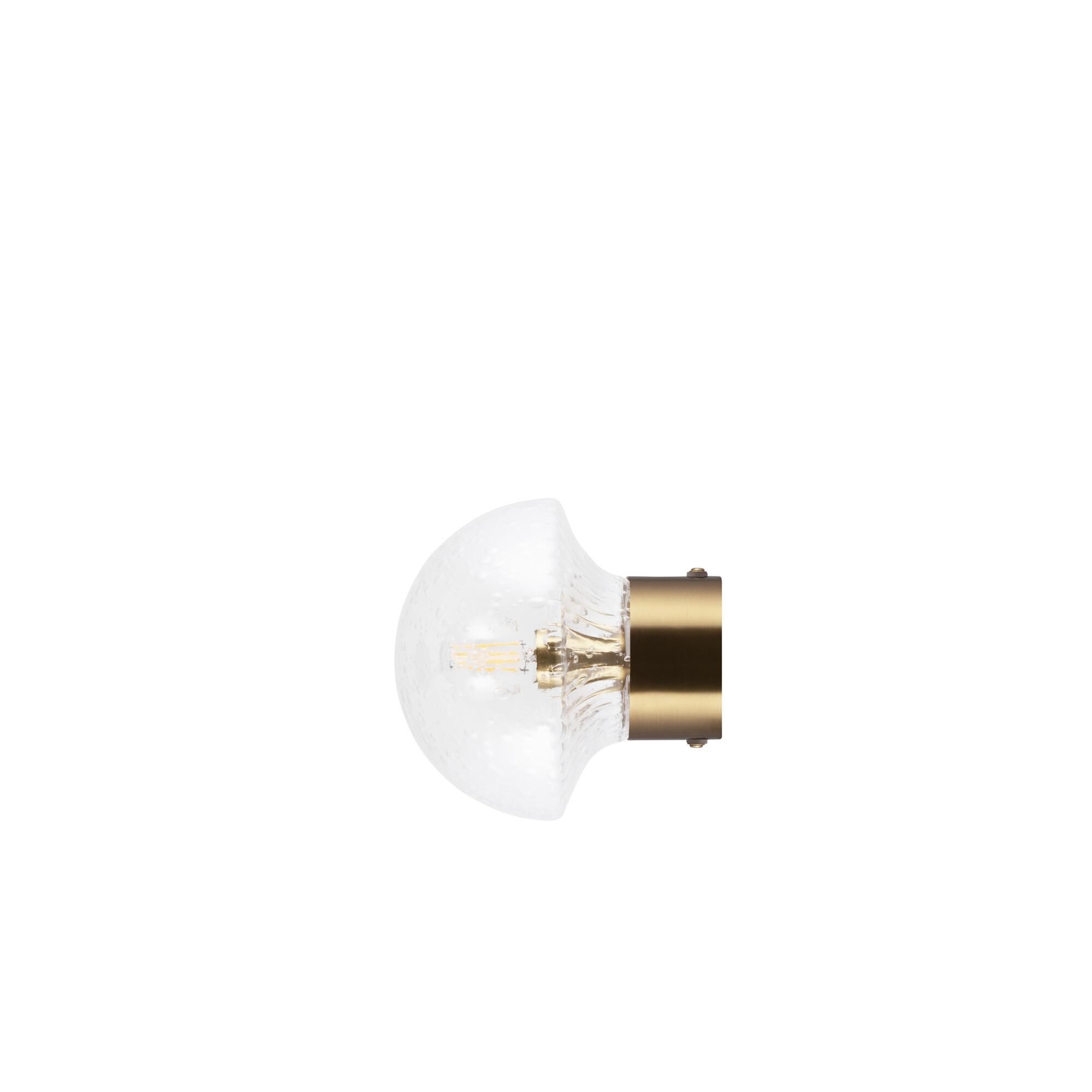Fungo 16 Applique/ Plafonnier Transparent/ Laiton