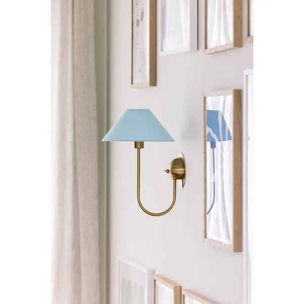 Iris Wall Lamp Down Blue