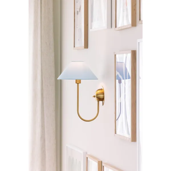 Iris Wall Lamp Down Blue