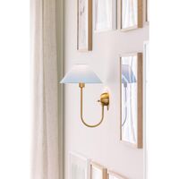 Iris Wall Lamp Down Blue