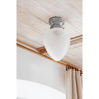 Juni Ceiling Light Antique Steel/ Clear