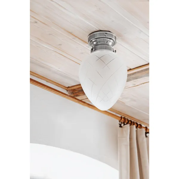 Juni Ceiling Light Antique Steel/ Clear