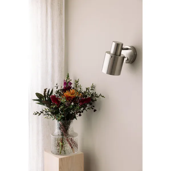 Clark 1 Wandlamp Borstad Staal