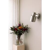 Clark 1 Wandlamp Borstad Staal