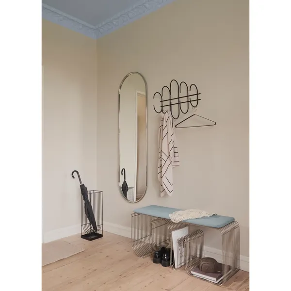 CURVA Bench L100 Silver