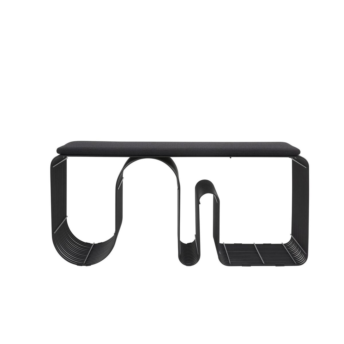 Banc CURVA L100 Noir