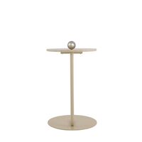 CASTELLUM Side Table Light Sand/ Travertine