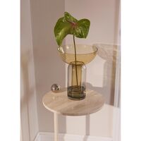 CASTELLUM Side Table Light Sand/ Travertine