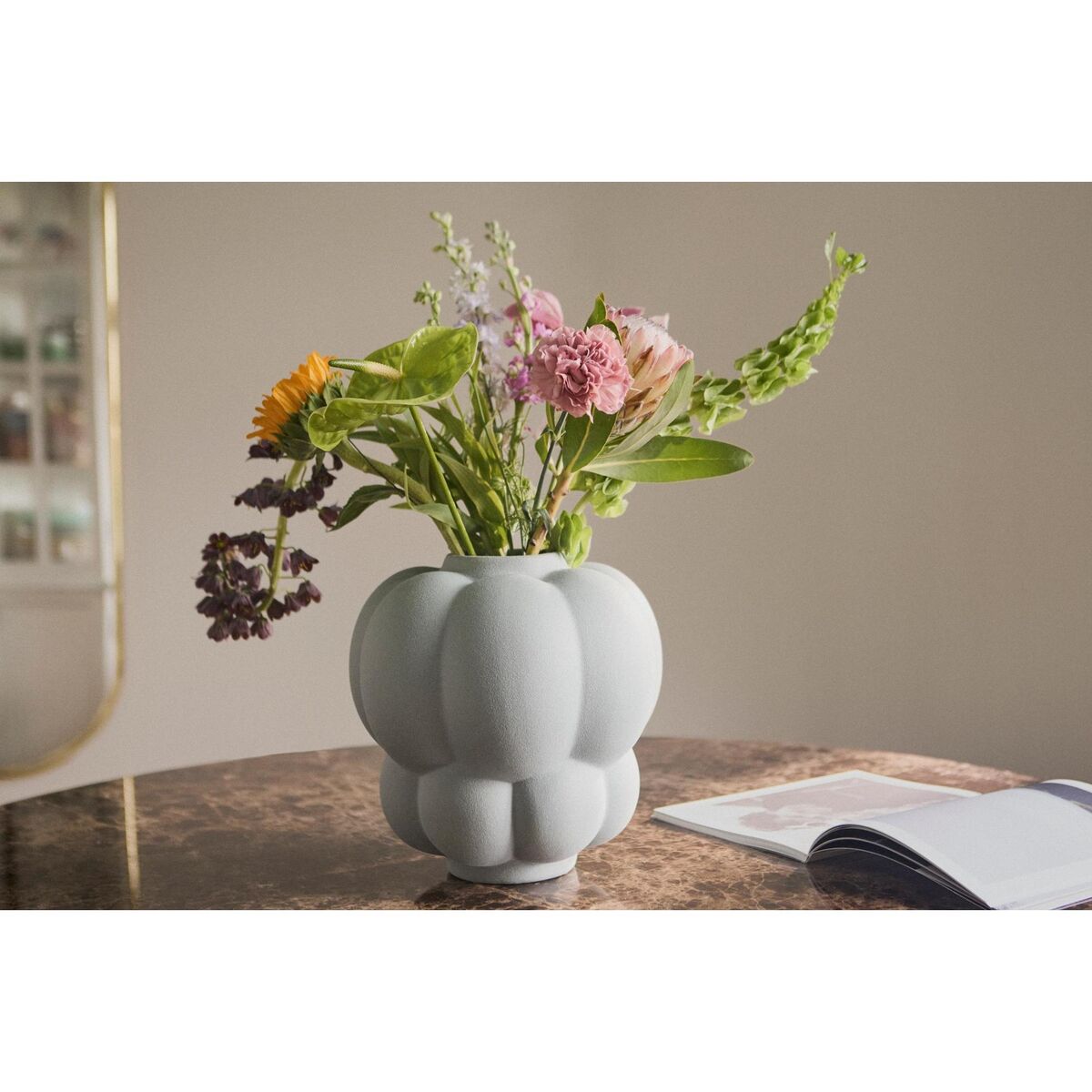UVA Vase H28 Glas/Dove