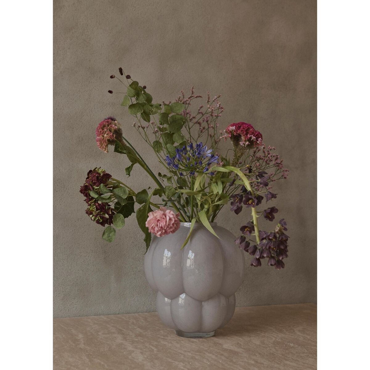 UVA Vase H35 Glass/Dove