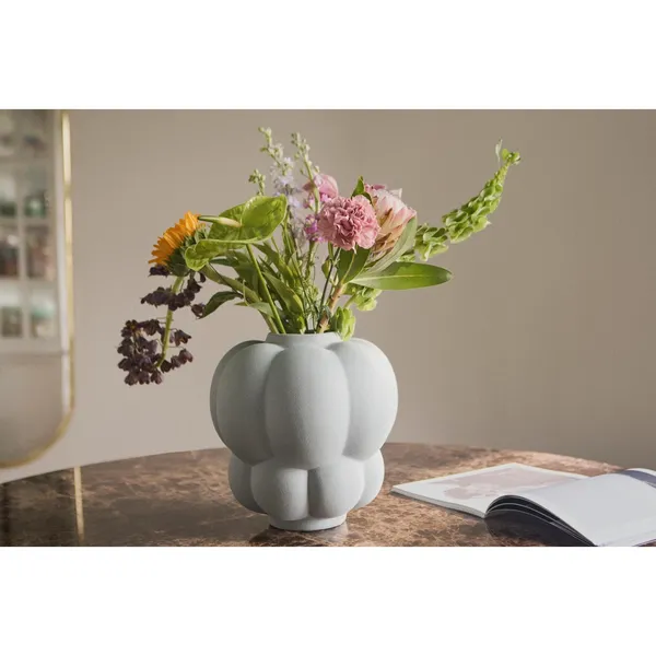UVA Vase H35 Glass/Dove