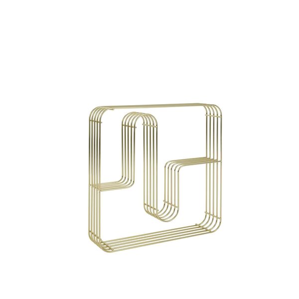 CURVA Regaldisplay Quadratisch Gold