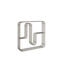 CURVA Hyldedisplay Firkant Taupe