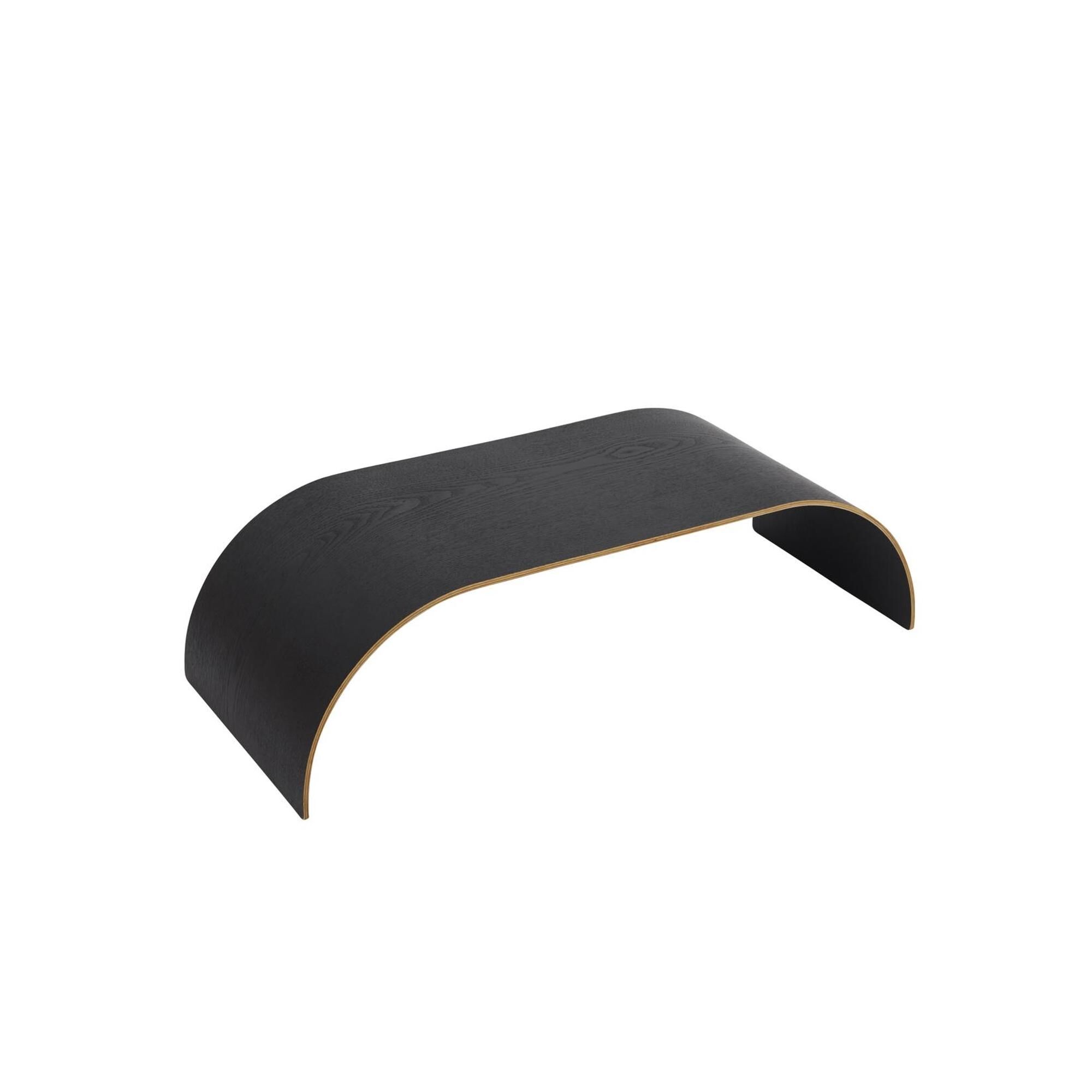 CURVA Trepanel for Hylle Kort Sort