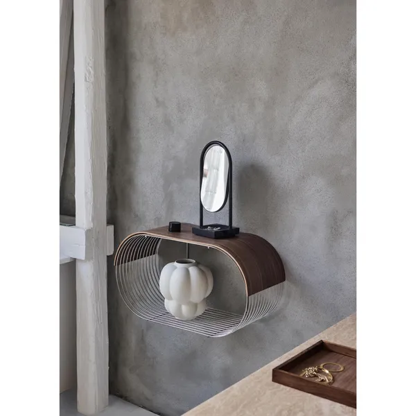 CURVA Wooden Panel For Shelf Short Oak