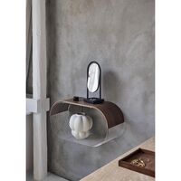 CURVA Wooden Panel For Shelf Short Oak