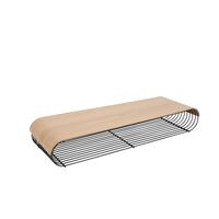 CURVA Wooden Panel For Shelf Long Oak