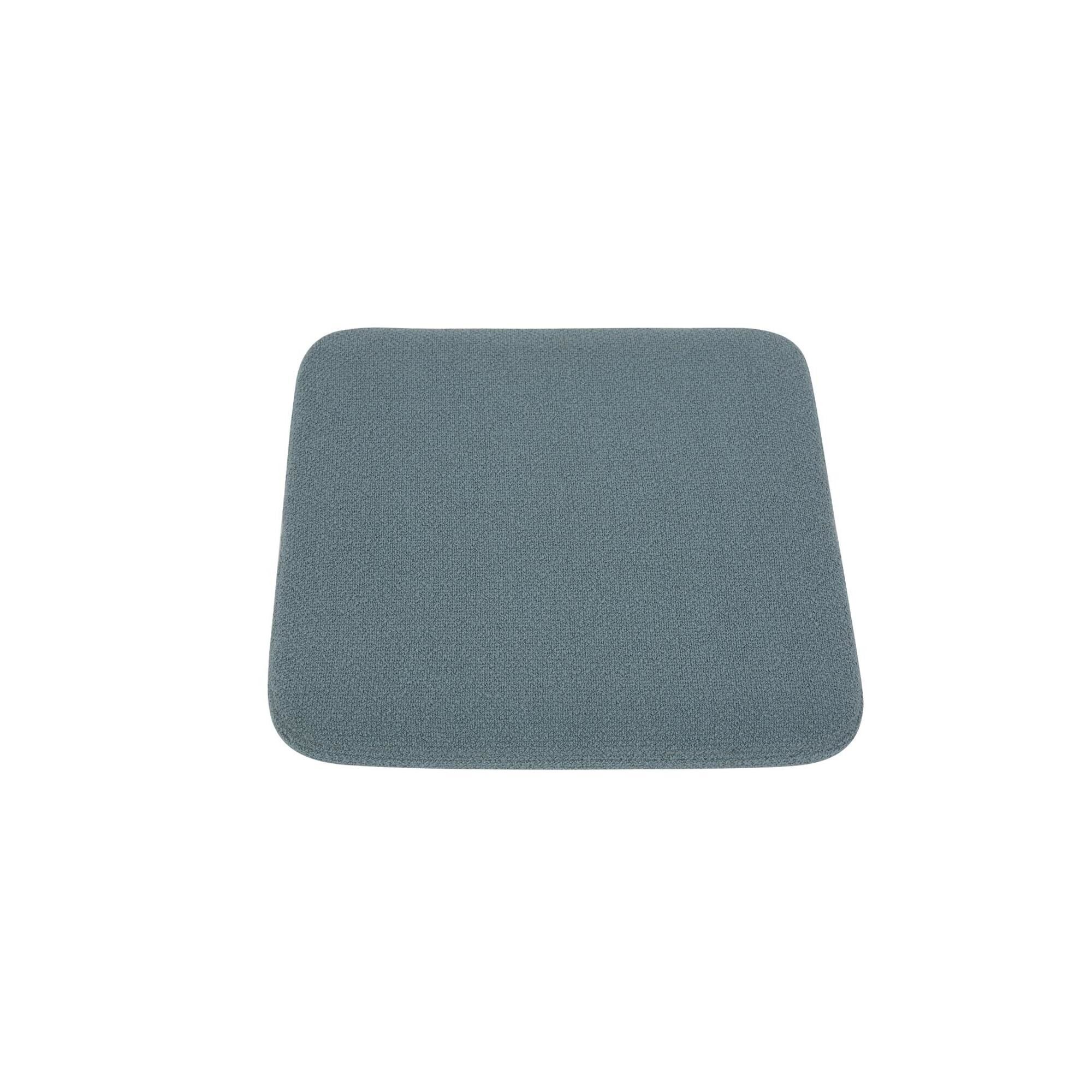 CURVA Sitzkissen für Hocker Dusty Blue Bouclé