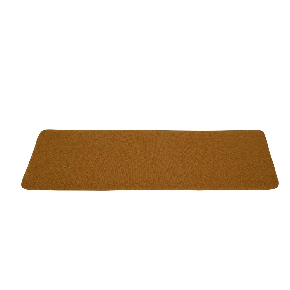 CURVA Seat Cushion For Bench Amber Bouclé
